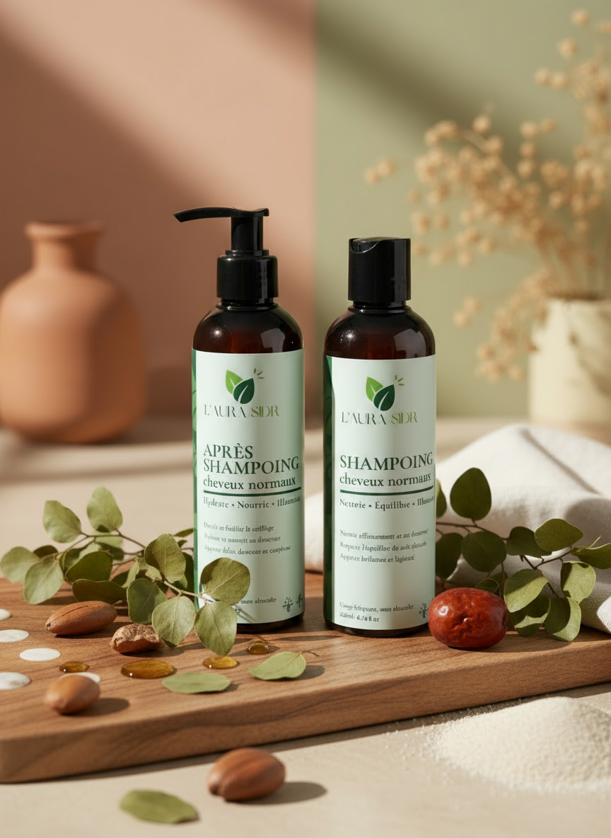 Pack Shampoing + Après-Shampoing Sidr – Hydratation & Réparation Naturelle | Laura Sidr